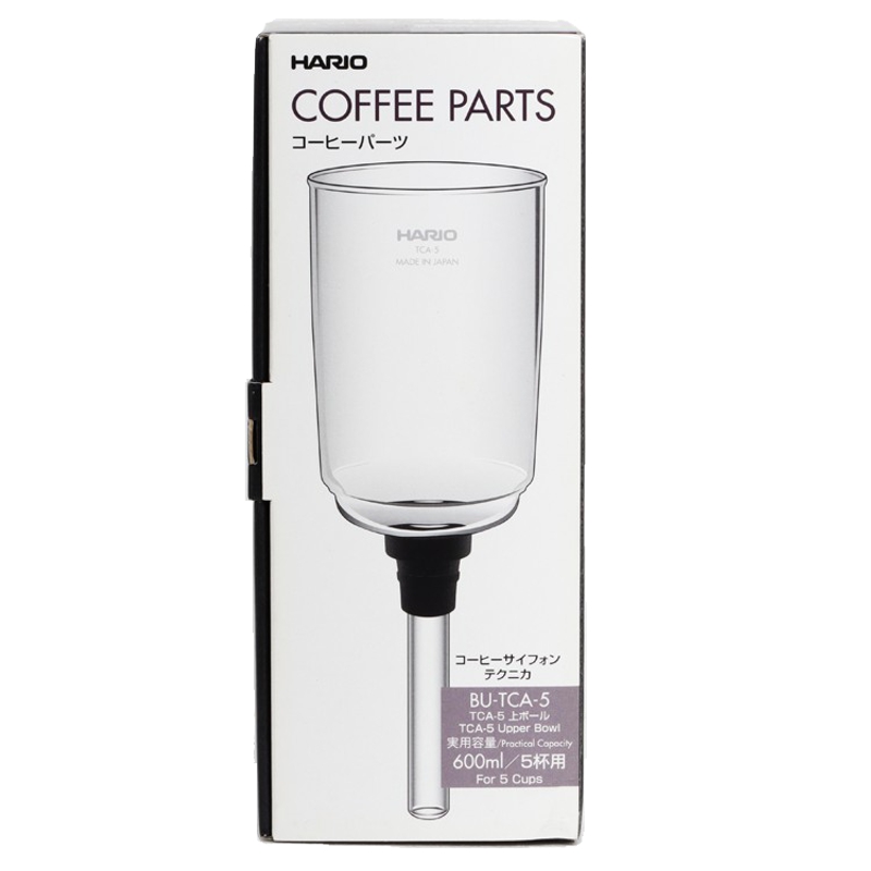 Hario Ersatzglas für Coffee-Syphon TCA-5 oben